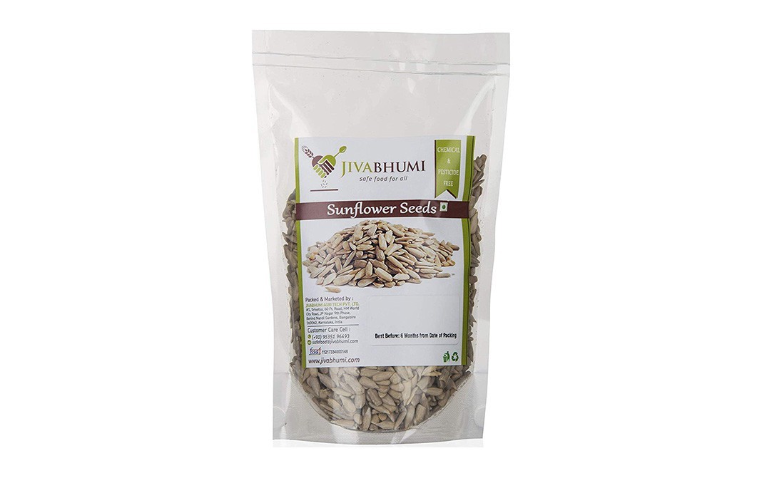 JivaBhumi Sunflower Seeds    Pack  500 grams